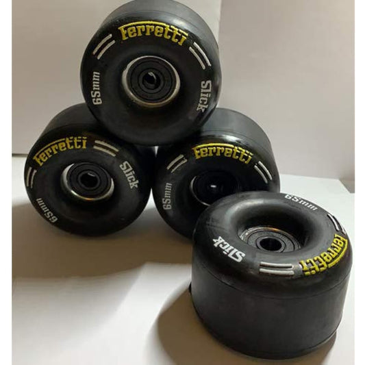 FERRETTI Skate Wheel SLICK 65mm Size 60*40mm Set of 4 Skate RuBBER wheel FR-SLICK-65