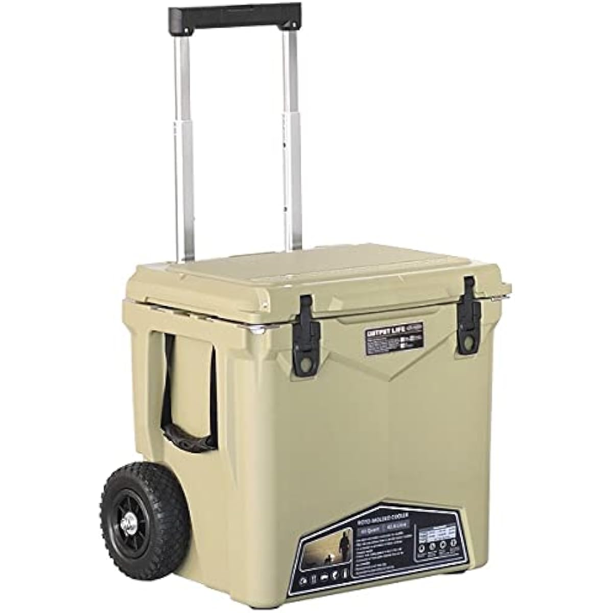 OUTPUT LIFE × Deelight iceland Cooler Box with Wheels 45QT/Approx. 42L OUTPUT LIFE × Deelight iceland Cooler Box with Wheels