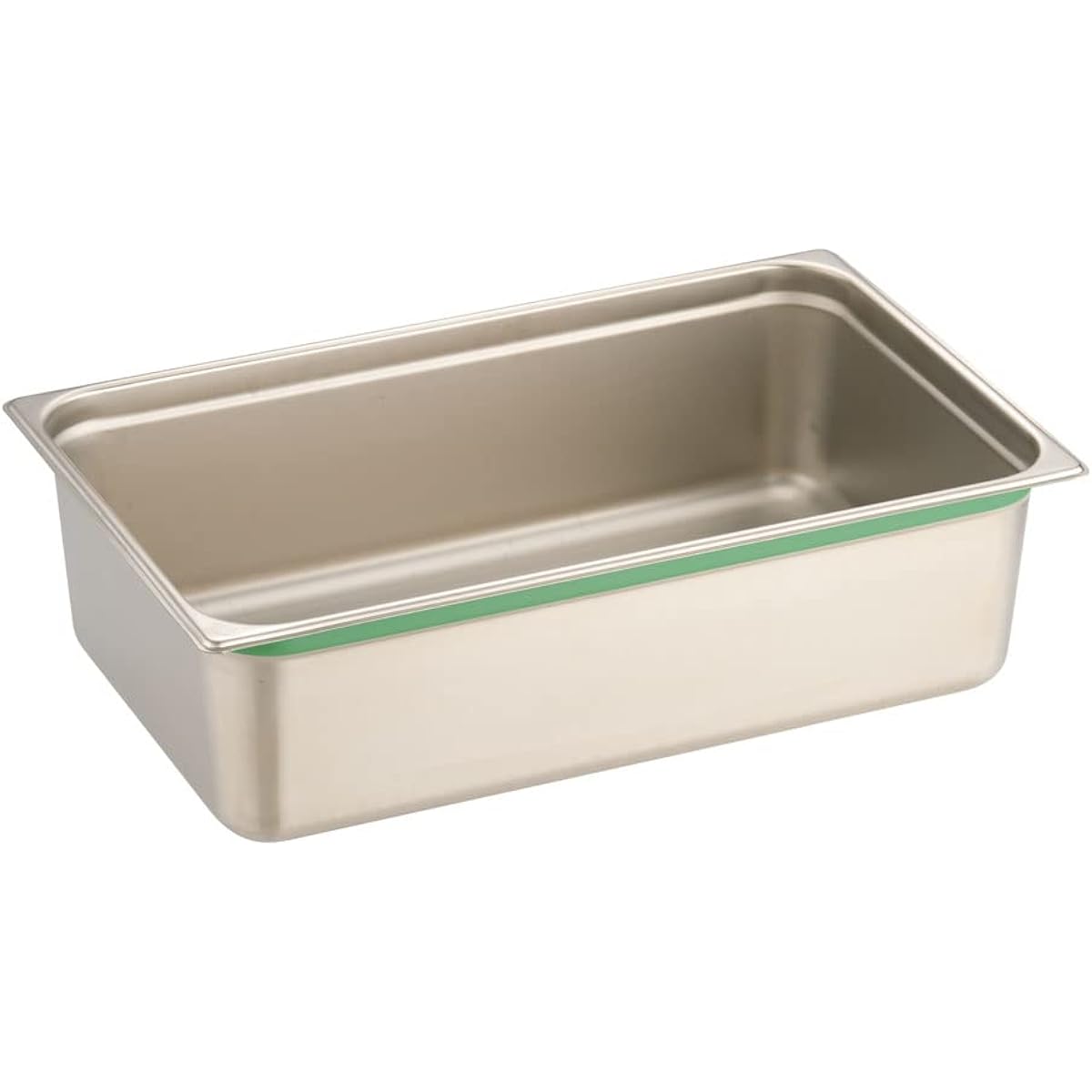 TKG Corporation DO-EN Color Line GN Pan 1/1 150mm Green 18-8 Stainless Steel Made in Japan AGS2512