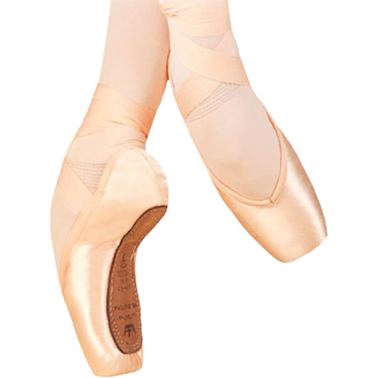 Ballet Pointe Shoes F.R.Duval 1.0 3.0 European Ribbon with elastic Pointe made with cutting edge technology Beautiful bending Easy to put out the instep Easy to pass through the dumi