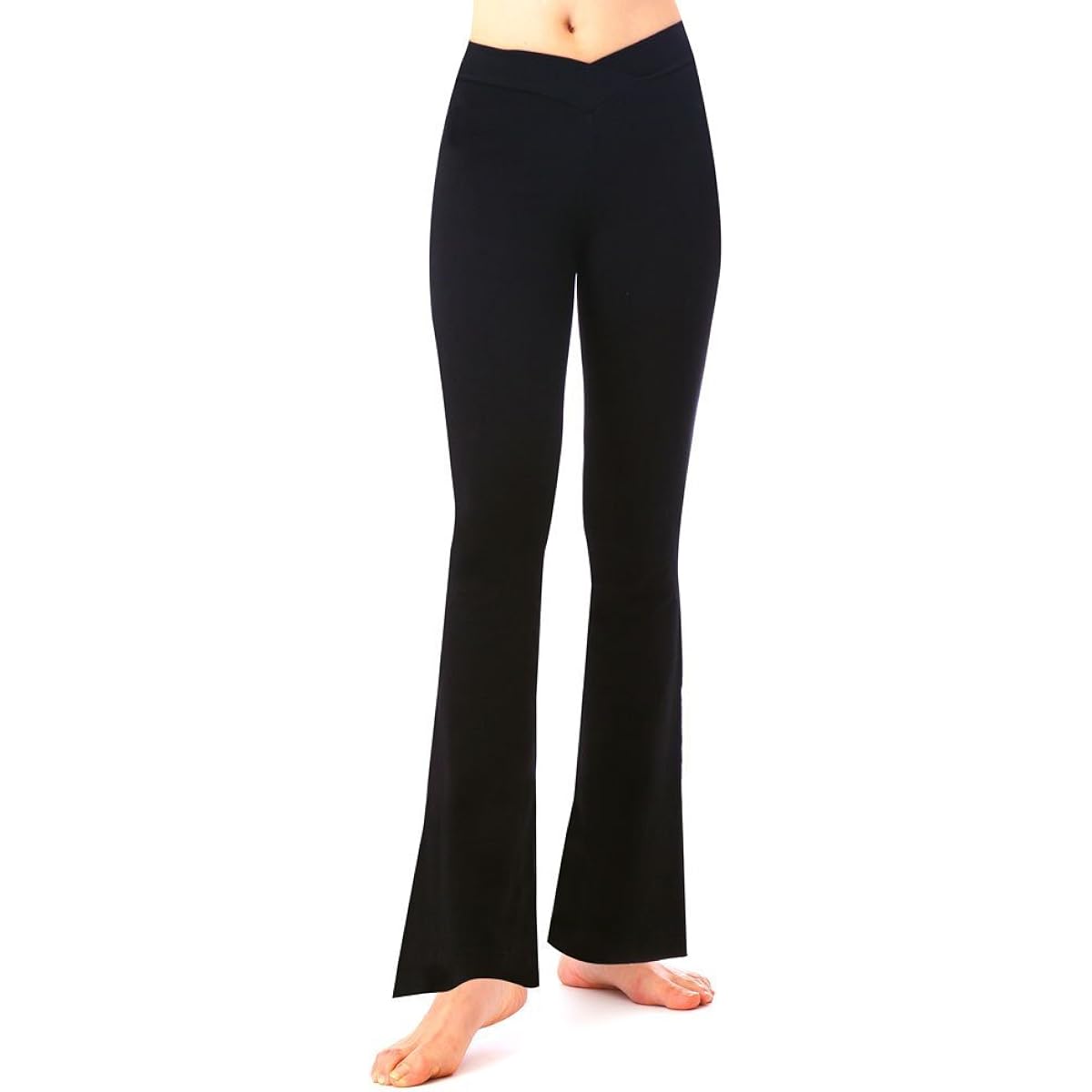 Yoga wear pants [Loopa] Beautiful leg stretch pants, smooth, stretchy, beautiful leg effect [Japanese genuine product] Long cropped length
