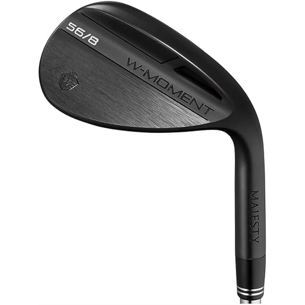 Majesty MAJESTY W-MOMENT WEDGE Majesty W-MOMENT WEDGE No-plated QPQ finish N.S.PRO 950GH Neo 35.25 inches Loft angle: 56 degrees Flex: S Black