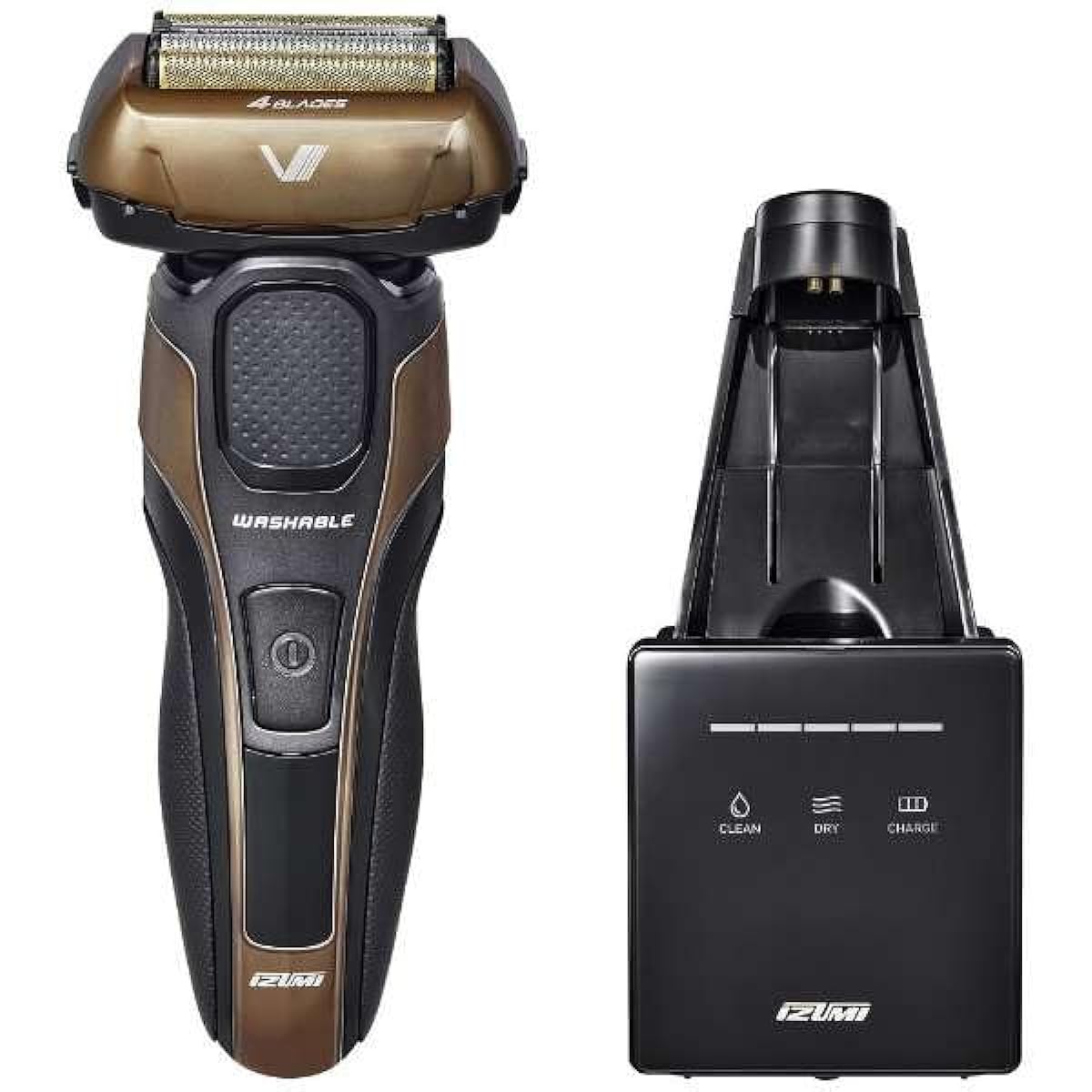 Reciprocating shaver high-end series 4-blade washer model Gold IZF-V972-N [4-blade /AC100V-240V]