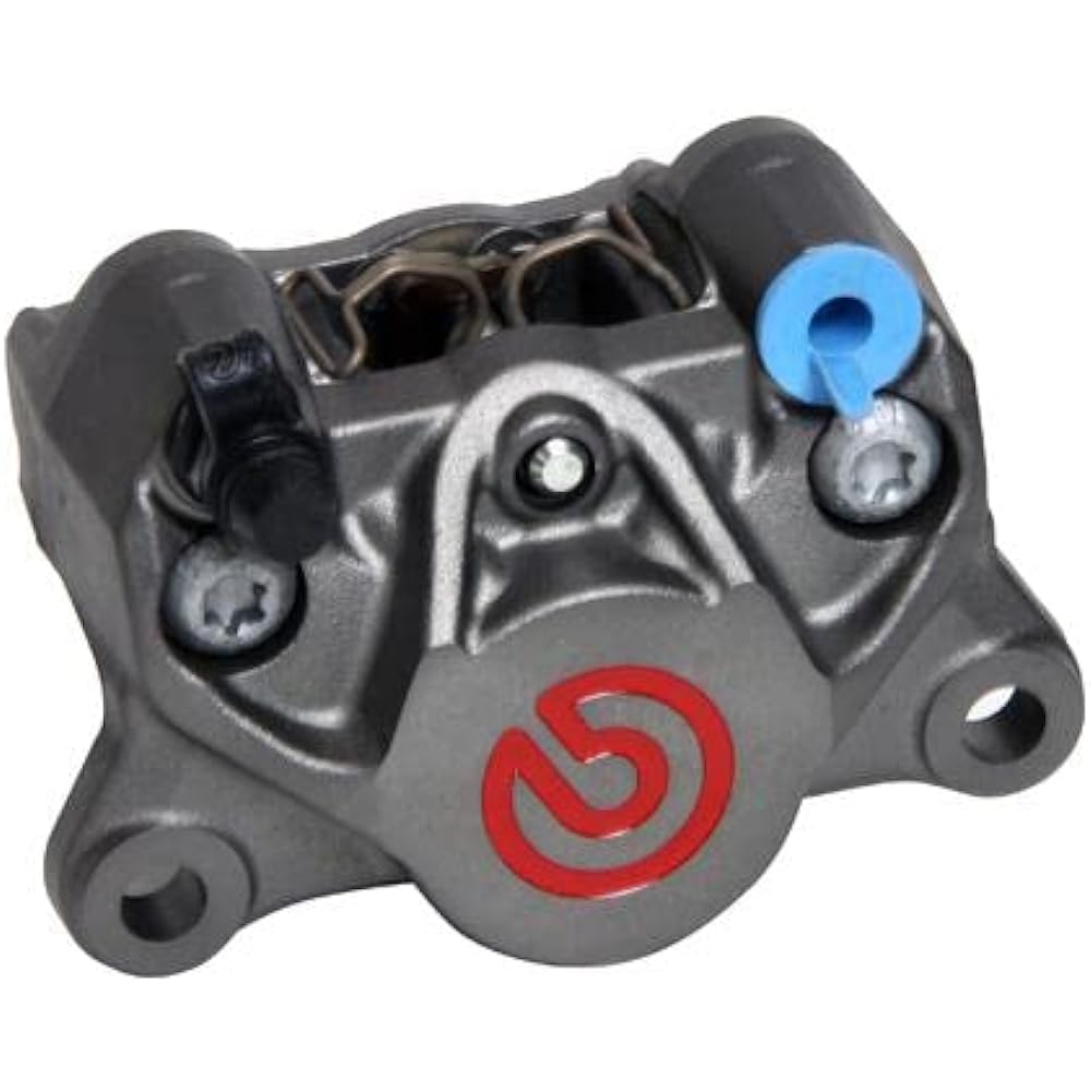 Brembo P2-RS84 2P caliper φ34 titanium/red logo 20.B852.78