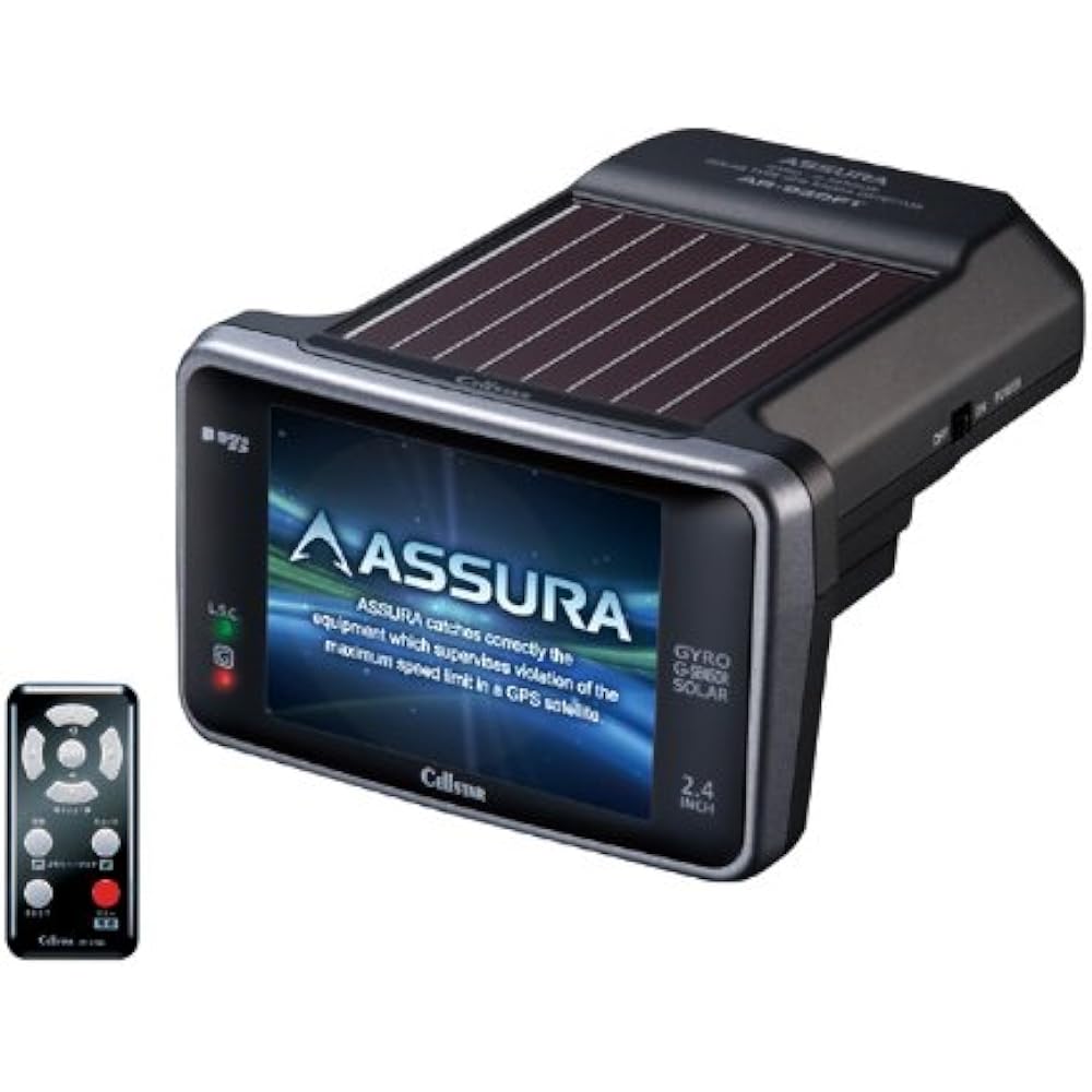 CELLSTAR Solar Type GPS Radar Detector AR-930FT