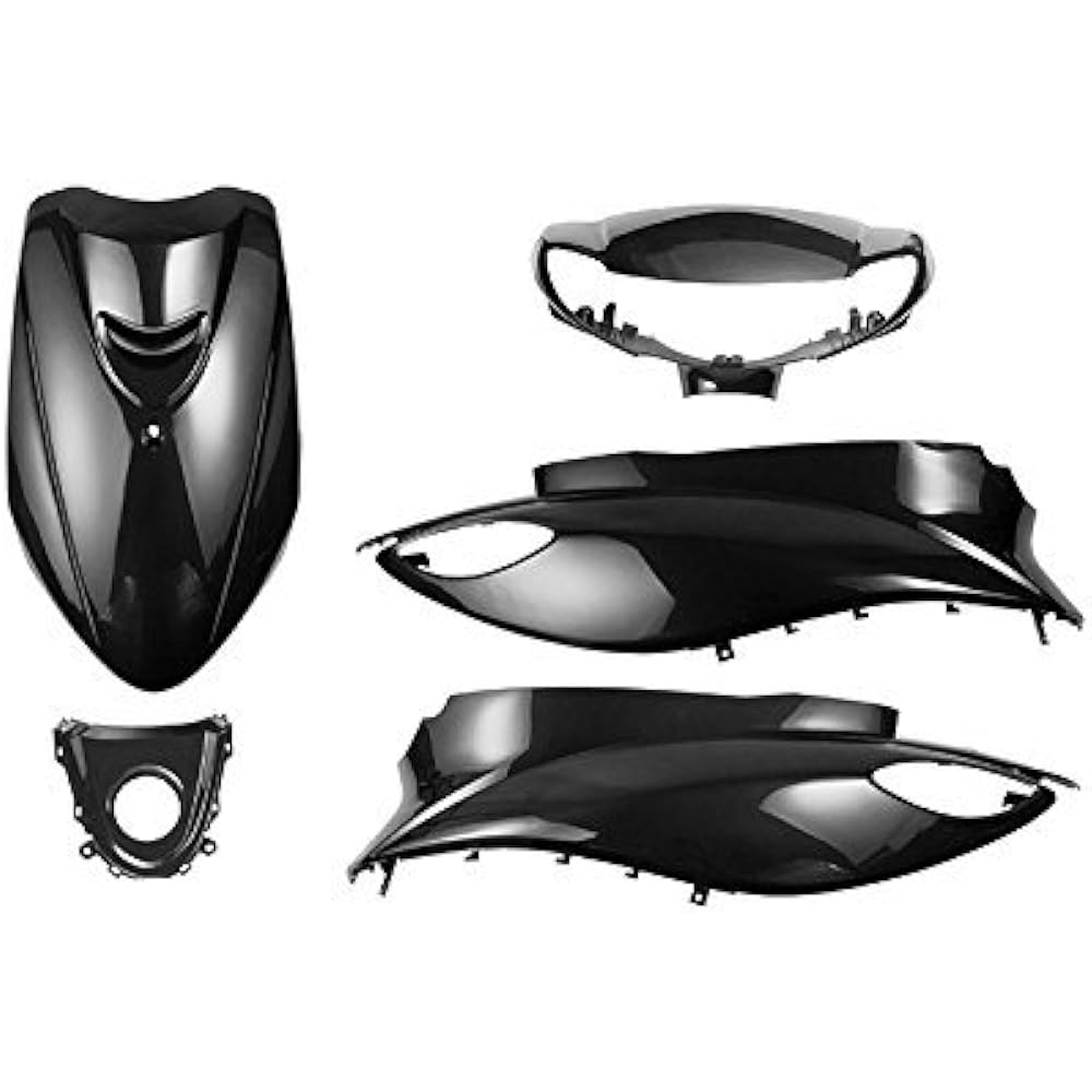 Bike Parts Center 4st JOG Genuine Type Exterior Set 5 Piece Set Blue Blue Painted Cowl Yamaha JOG SA36J 3164