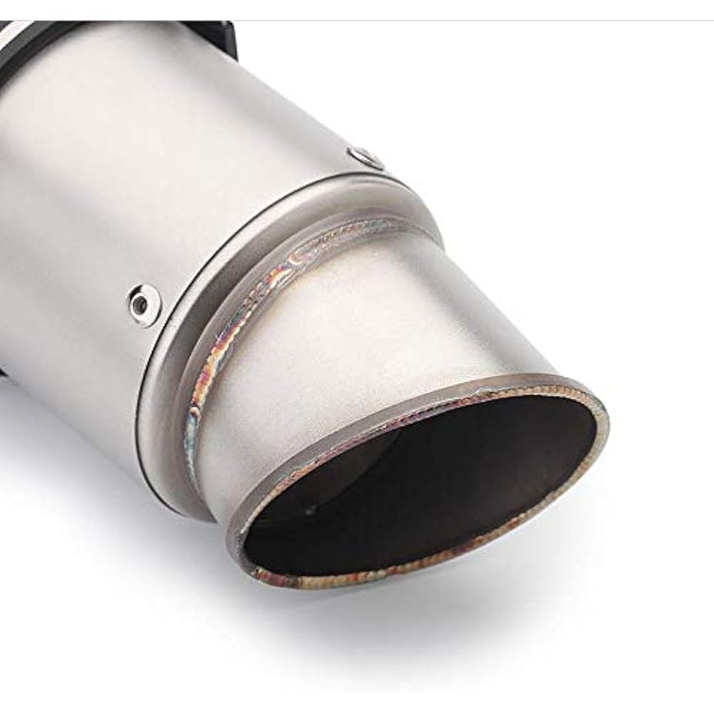 Slip-on Muffler Bike Silencer 38mm 50.8mm Universal Motorcycle with Inner Baffle