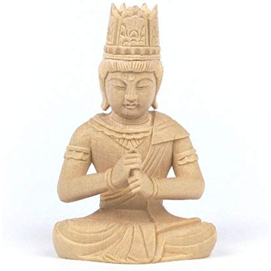 Kurita's special Buddha statue [Tathagata] Dainichi Nyorai (Vajra world) seated statue 2.0 dimensions body only (total height 8.5 cm, width 6 cm, depth 5 cm) High quality wood carving made of cypress wood 5564