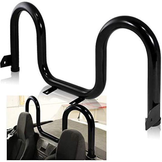 EPARTS Classic Roll Bar Support Bed Roll Bar Black Glossy Finish Stainless Steel