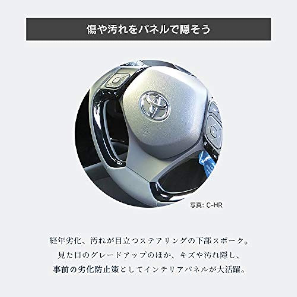 SecondStage SHN0148BLK Nissan General Purpose Serena C27 Note E12 Leaf ZE1 Steering Panel Piano Black