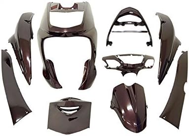 Bike Parts Center Exterior Set Black Painted Cowl Genuine Type Yamaha Cygnus X SE12J 3051
