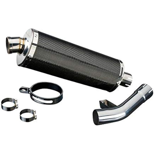 DELKEVIC Slip-on Carbon Oval Muffler SUZUKI GSX1250FA TRAVELER 2010-2016 350mm KIT090B