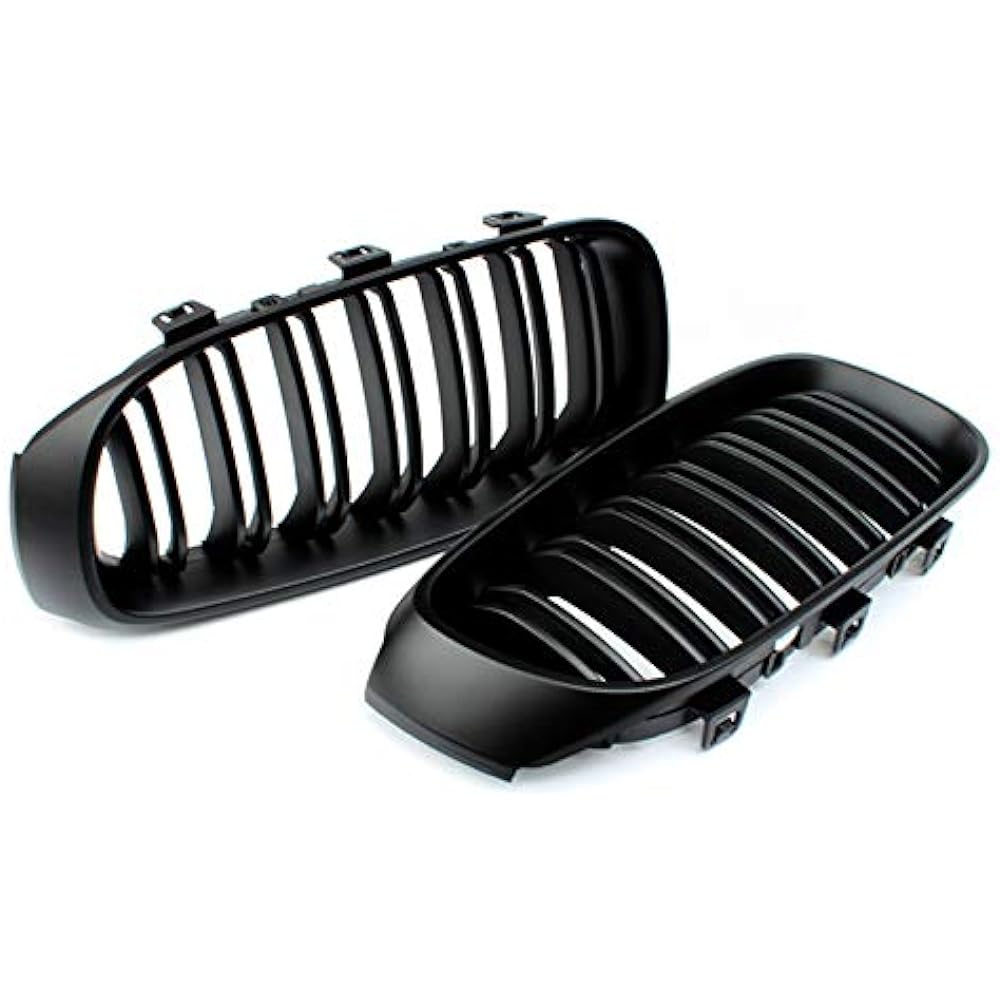 Zealhot Front Grill Kidney Grill Slom Garnish Rack for BMW 3 Series GT F34 BMW Left and Right Set (Matted)