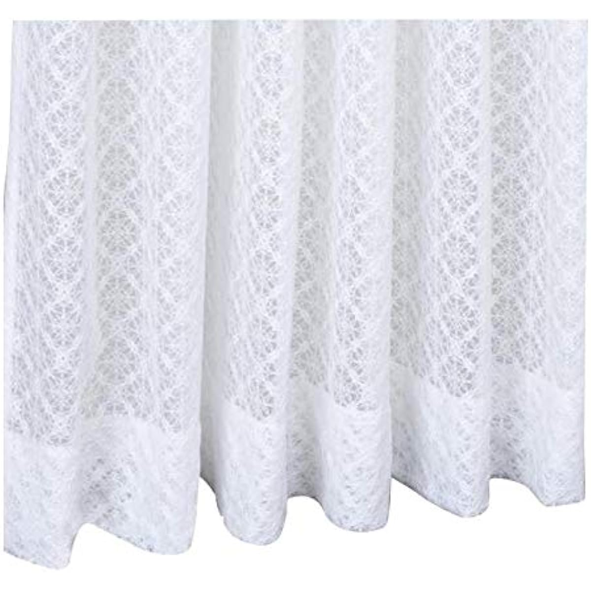 Kawashima Textile Cercon Filmo Lace Curtain 1.5x Folded Lace 1 Piece 150 x 223cm DC1047S I Ivory