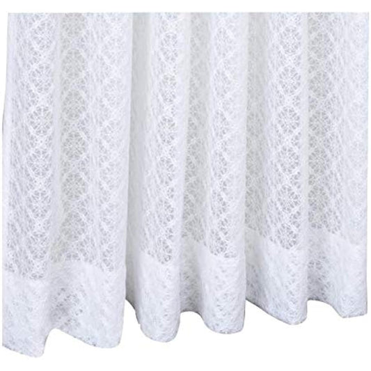 Kawashima Textile Cercon Filmo Lace Curtain 1.5x Folded Lace 1 Piece 150 x 223cm DC1047S I Ivory