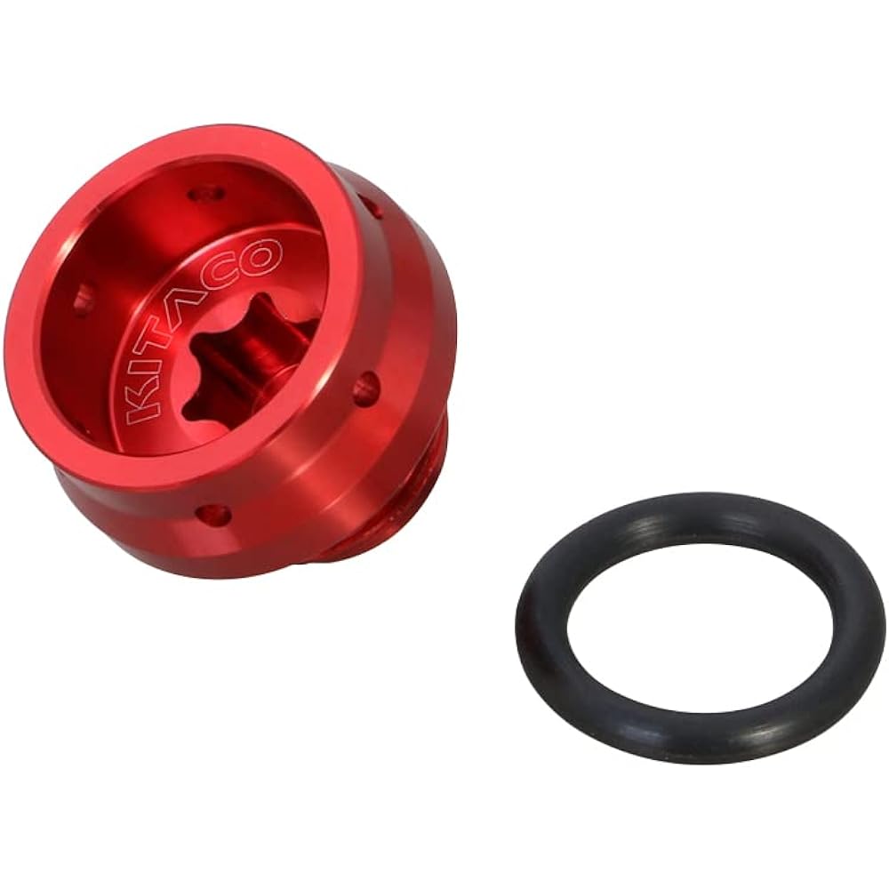 KITACO Oil Filler Cap (Type 1) Red Monkey 125 (JB02/JB03) CT125 Hunter Cub (JA55) Grom (JC92) Rebel 1100 (SC83) etc. 307-1300820