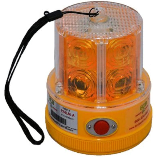 P24LM 24 LED Amber Portable Safety Light Personal Danger Warning Light Amber
