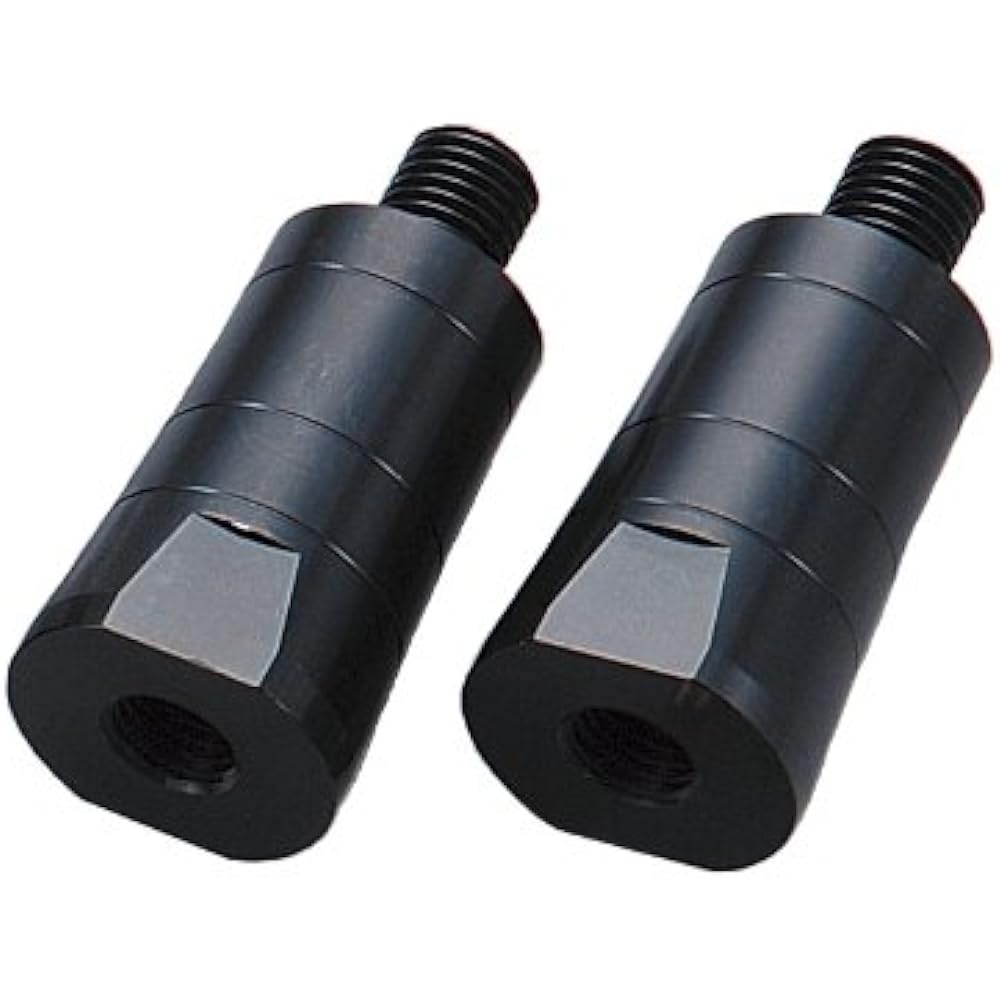 POSH Motorcycle Supplies Extension Stay for HG Turn Signals 40mm Black 2 Pieces 093040-06