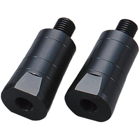 POSH Motorcycle Supplies Extension Stay for HG Turn Signals 40mm Black 2 Pieces 093040-06