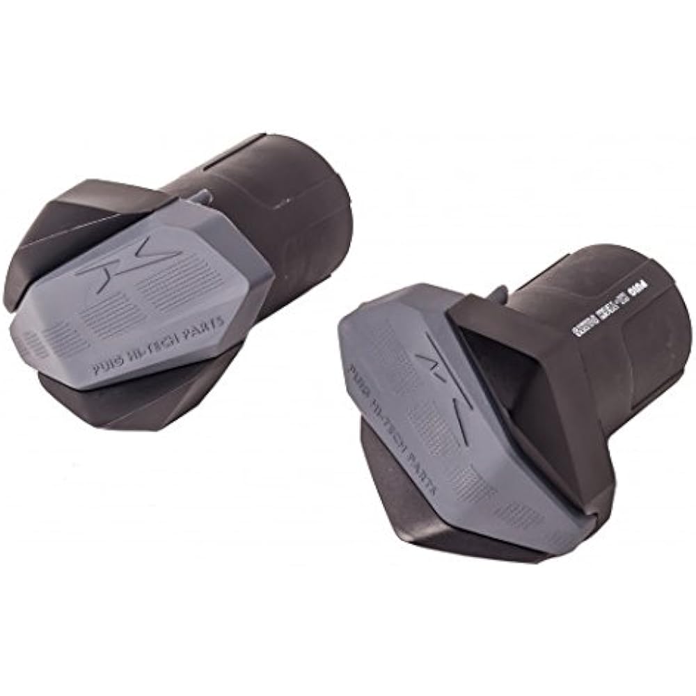 Puig R12-TYPE Slider Cone Black M10-50mm Left and Right Set 6380N 6380N