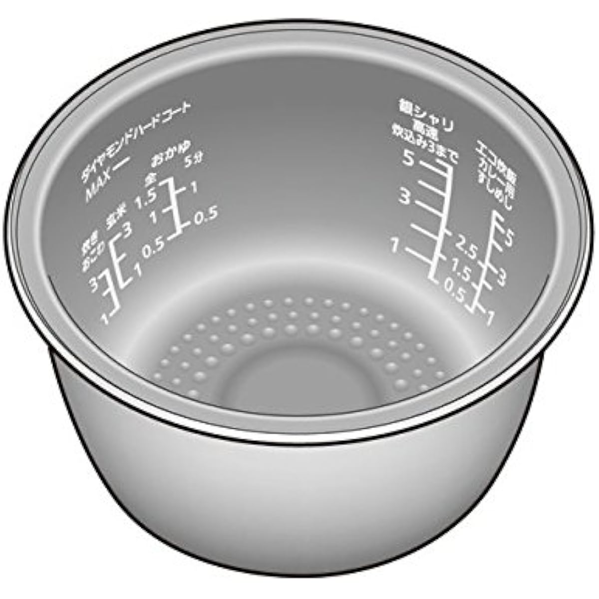Panasonic Panasonic Steam & Variable Pressure IH Jar Rice Cooker 5.5 Cups Inner Pot ARE50-H04