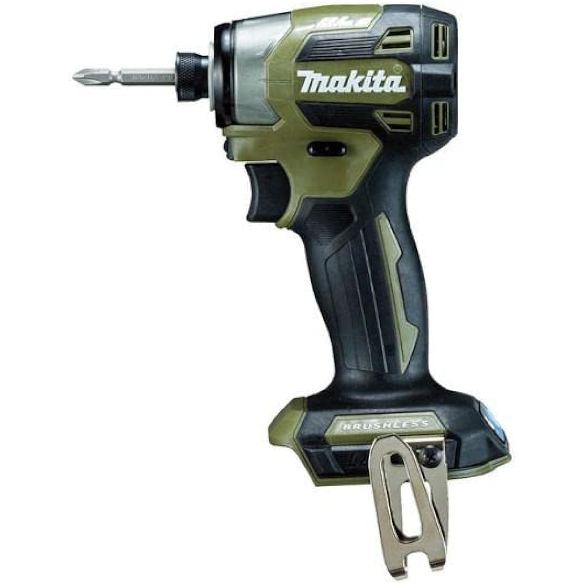 Makita Rechargeable Impact Driver (Olive) 18V Battery/Charger/Case Sold Separately TD173DZO