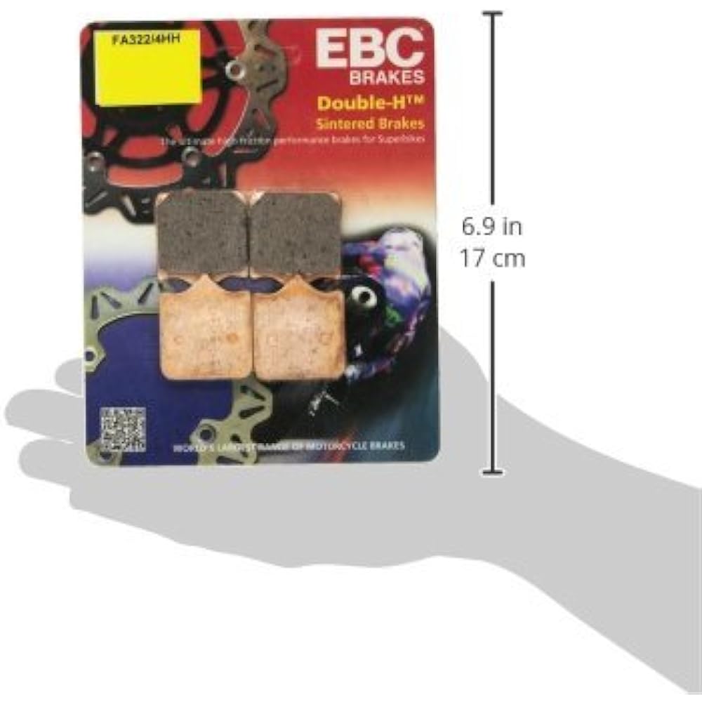 EBC BRAKES Disk Brake Pad Set Black Free Size FA322/4HH