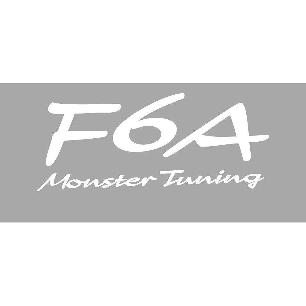 MONSTER SPORT F6A MONSTER Tuning Sticker White Large 470×190mm 896125-0000M