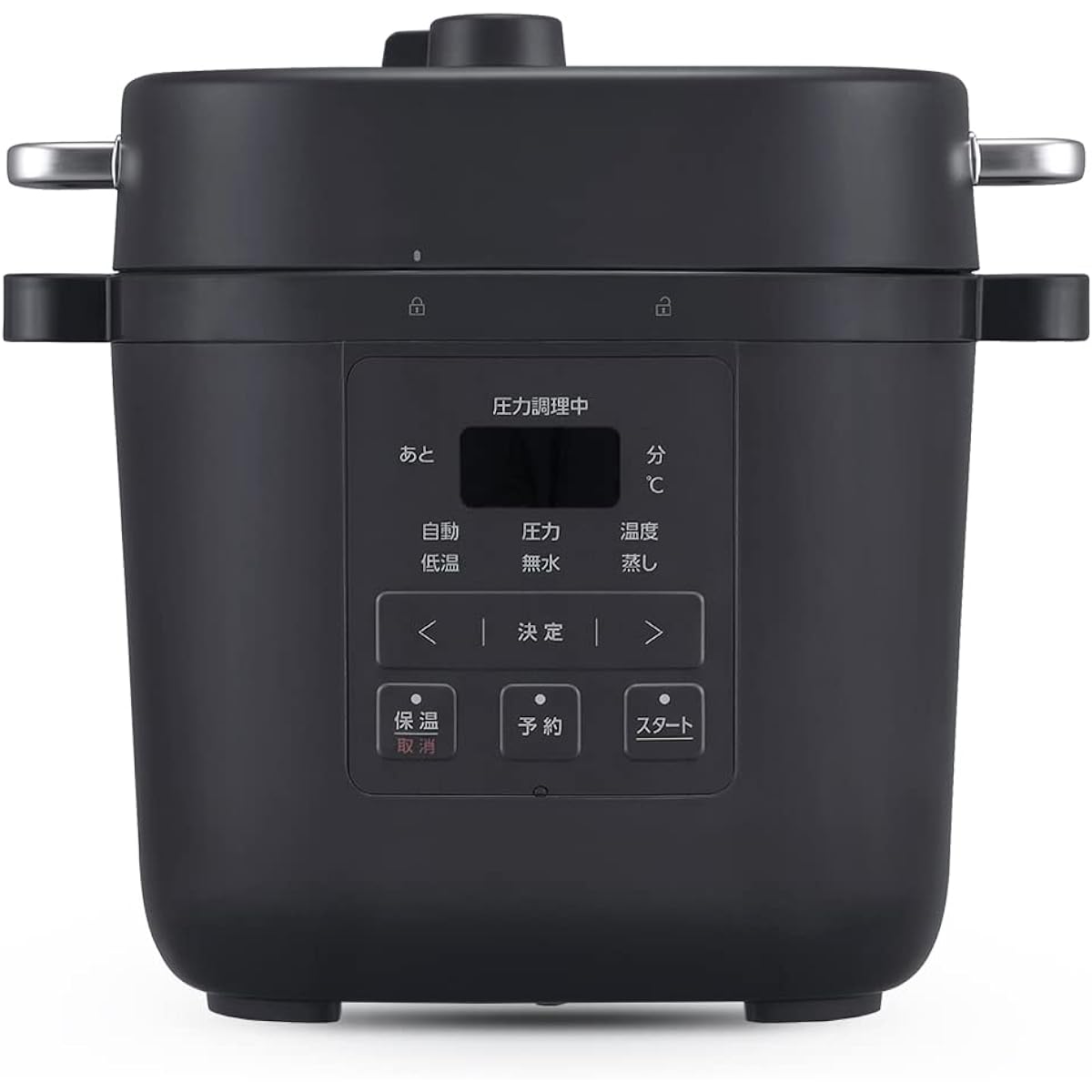IRIS OHYAMA Electric Pressure Cooker 3L 3~4 People Easy Cooking Easy Cleaning 7 Functions in 1 Automatic Menu 15 Recipe Book Included PMPC-REMA3-H Dark Gray