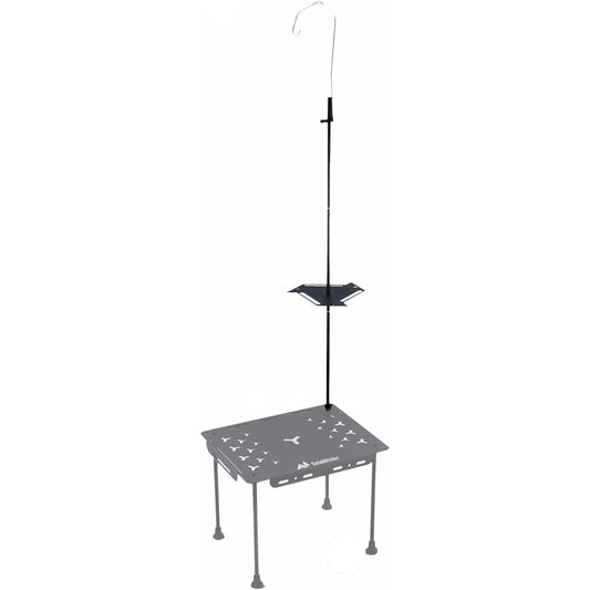 SoloWilder Camp Lamp Rack Aluminum Hanging Lantern Holder with Removable Lightweight Stand