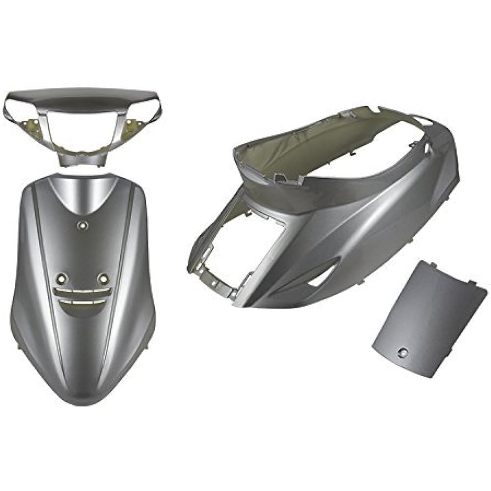 Bike Parts Center Jog Genuine Type Exterior Set 4 Piece Set Silver Silver Cowl Painted Yamaha Jog JOG 3KJ 3082
