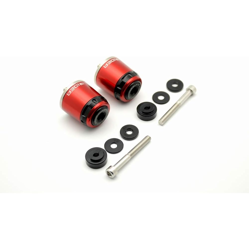 RIDEA SPINNER Handlebar End Middle Type Red [SSB-1B-M6-RD] PCX CBR250R(MC41) CBR400R CB400SF CBR600RR NC700S/X CBR1000RR CB1100 CB1300SF