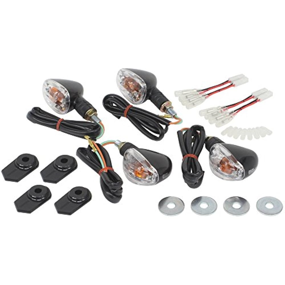 Special Parts Takegawa Streamline Turn Signal Kit Black Z125 PRO 05-08-0416