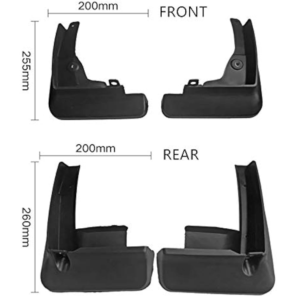 Mudguard Kit 2024 Toyota Corolla Sedan 2020-2023 Mud Plash Guard Fender Front and Rear 4-Piece Set