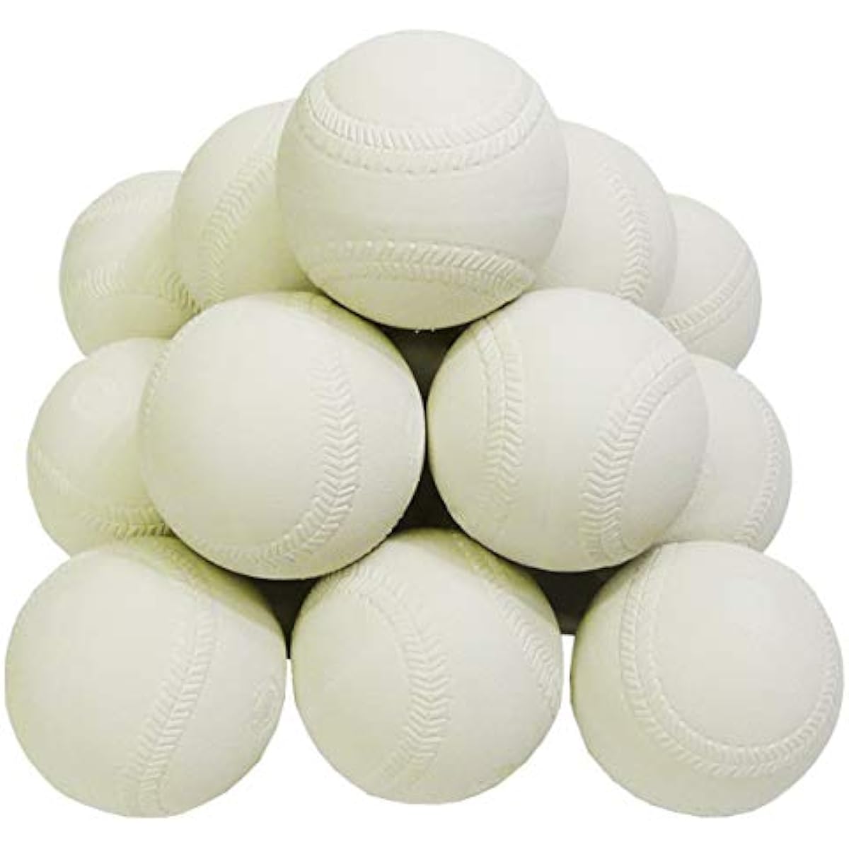 Naigai Softball No. 2 Balls Certified Fallen Balls 1 Dozen (12 Balls) B Class Practice Balls
