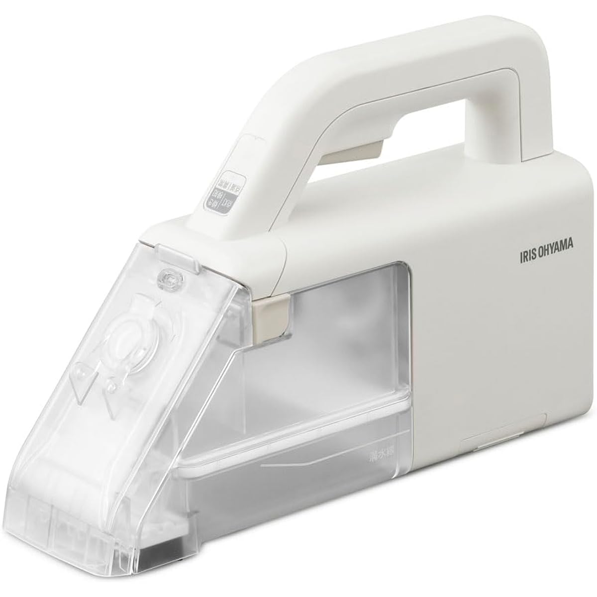 Iris Ohyama Handy Rinser Cleaner Cordless Compact Model Easily cleans the inside of the car Reduces driving noise Quiet Small children and pets Easy to wash collection tank Can use hot water Washes only with water Lightweight Compact RNS-B200D-HW Gray/Wh