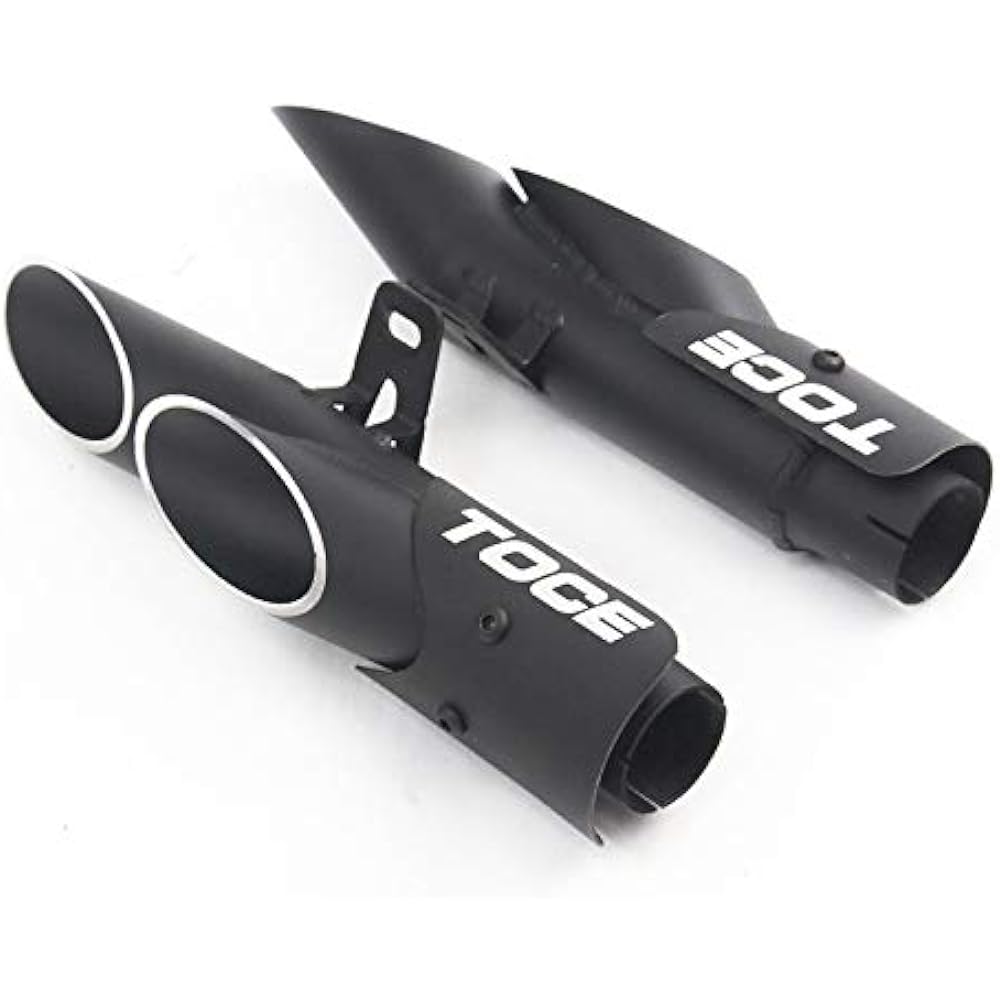 Motorcycle Bike Silencer Slip-on Muffler Bike Muffler Left and Right Muffler General Purpose Inlet 50.8mm Length 340mm