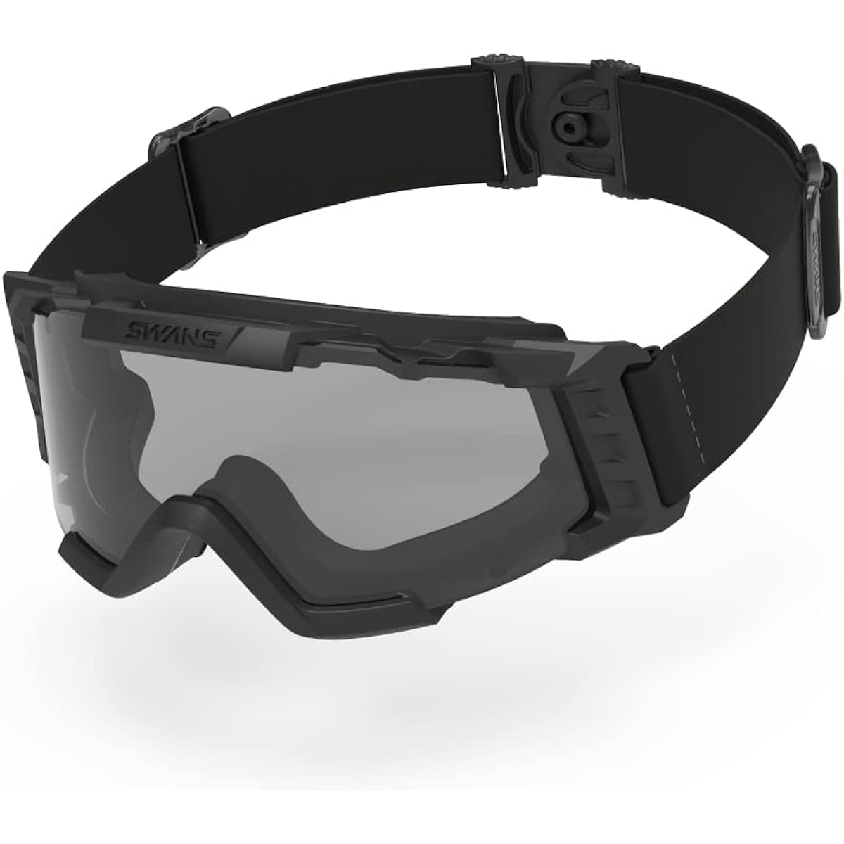 [SWANS] [Tactical Goggles] [Black] [SG-2280] Made in Japan Bulletproof Anti-fog