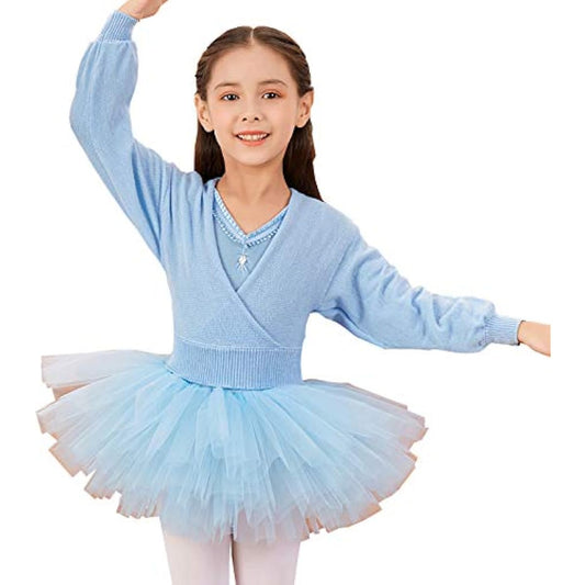 Manana ma35 Cachecoeur Sweater Ballet Kids Junior Warm-up Thermal Wear