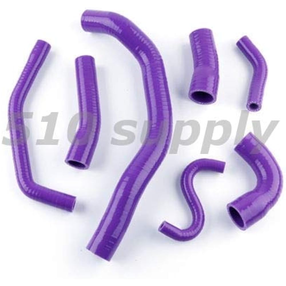 CMS Yamaha YZF-R1 RN09 5PW '02-'03 Radiator Hose Set Coolant Hose Black