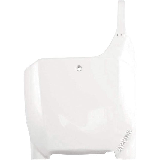 Acerbis 2042240002 Front Remager Plate (White) (2042240002)