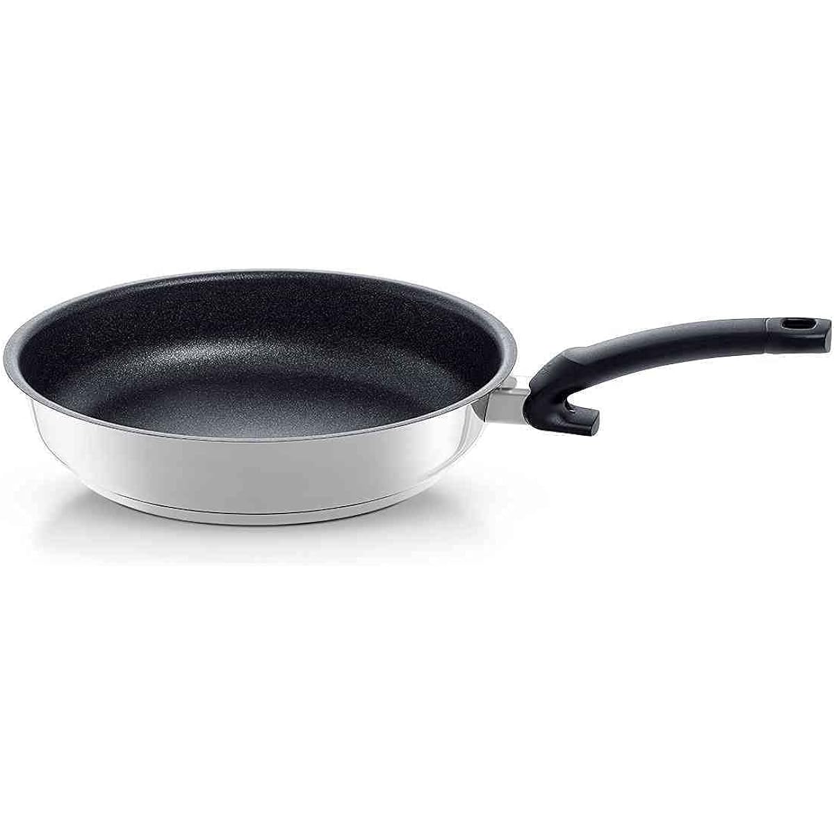 Fissler Frying Pan 20cm IH Compatible Adamant Premium Gas Fire/IH Compatible Made in Germany Coding Non-stick [Authorized Japanese Product] 138-105-20-100-A Black
