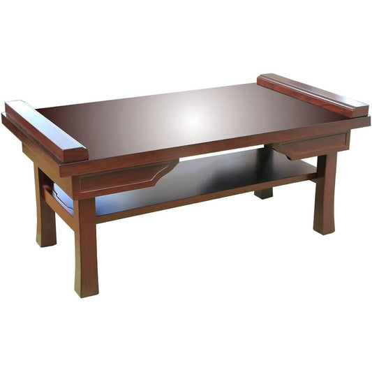 Matsuyama Shinto Altar Supplies Buddhist Sutra Desk, Offering Desk, Folding Type, No. 18, Rosewood Style, Buddhist Altar Desk, Stand in Front of the Buddhist Altar, Buddhist Supplies, For Offerings