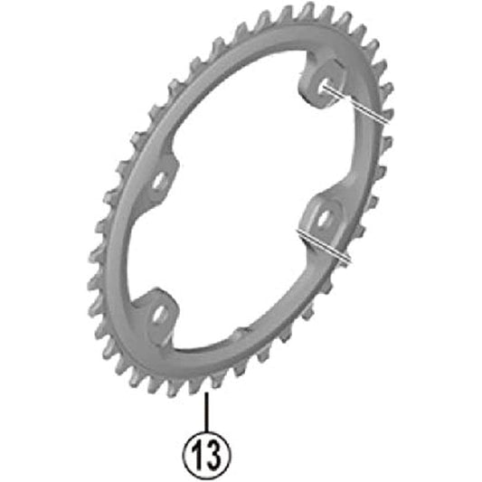 SHIMANO Repair Parts Chainring 40T FC-RX810 Y0JP98010