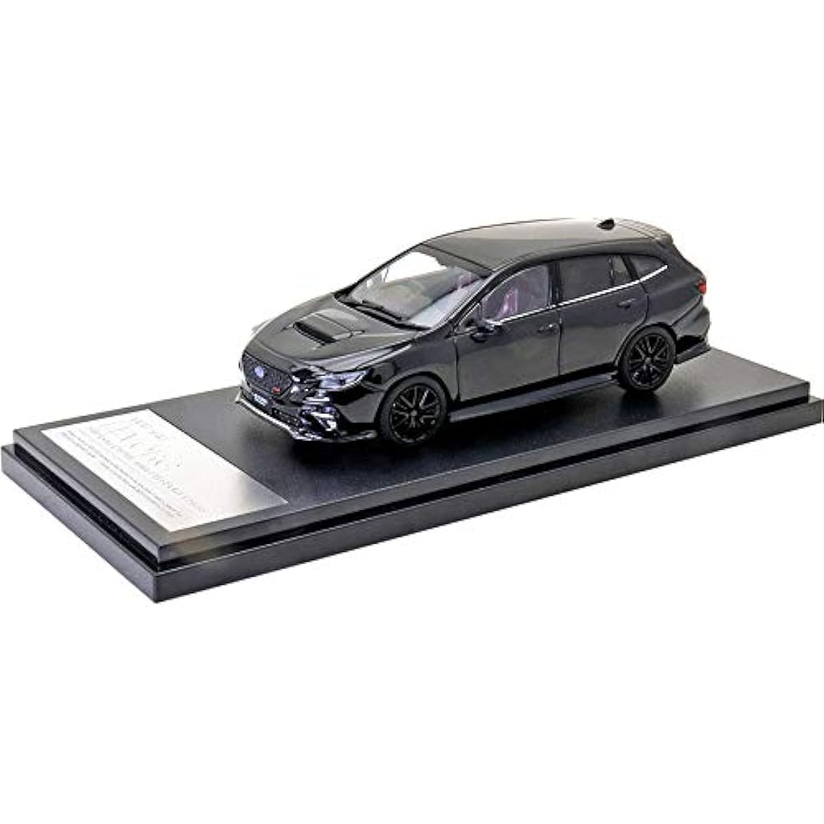 Hi Story 1/43 Subaru LEVORG STI Sport (2020) STI Sports Parts Crystal Black Silica Finished Product HS333BK