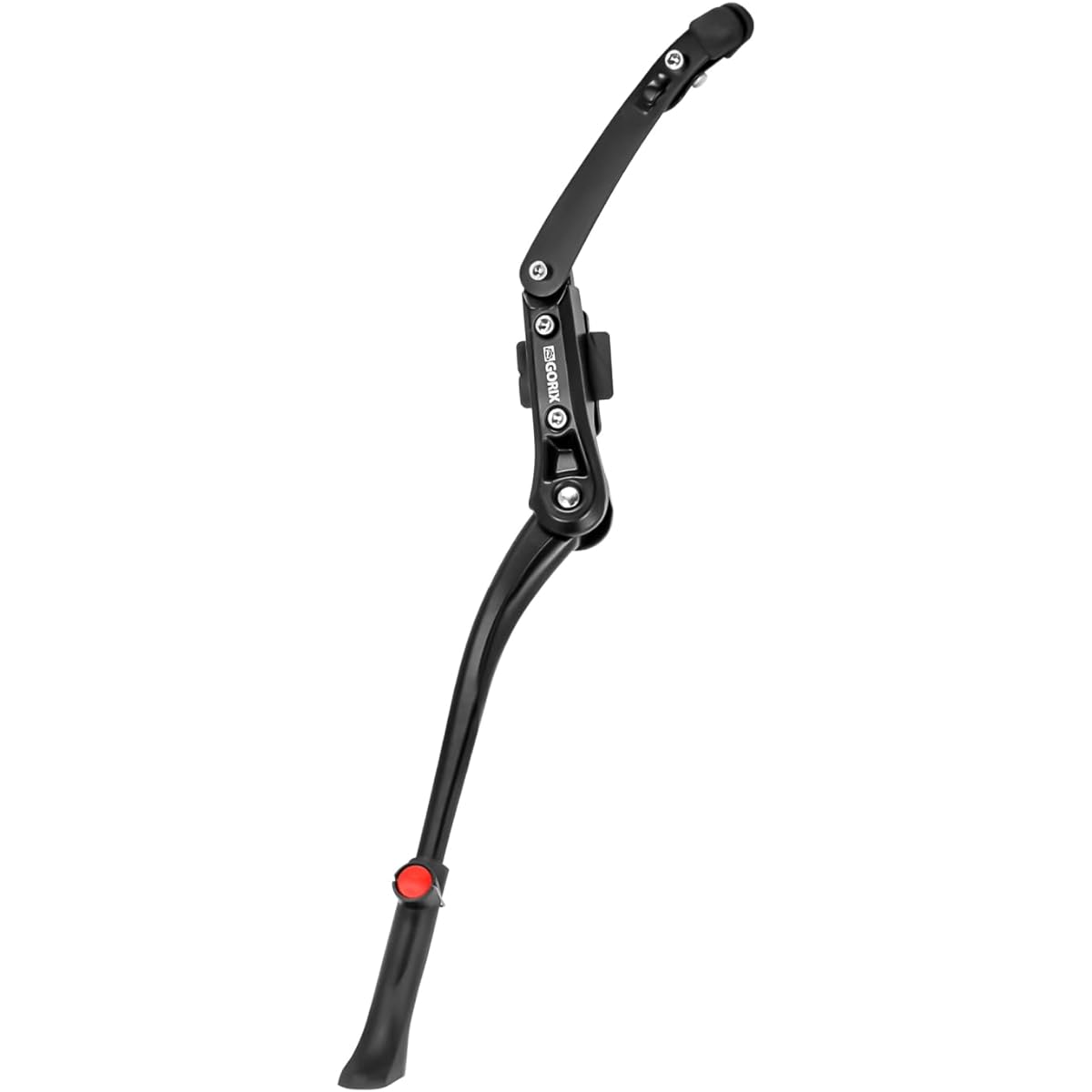 GORIX Kickstand Bicycle Side Stand Road Bike Cross Bike Anti-Fall Bicycle Stand (GX-ST020) Button Adjustment Compatible with 24-29 Inches 700c Mounting Mountain Bike