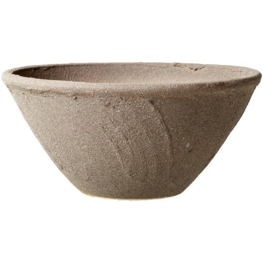 Plus Garden Flower Pot Prato Φ370mm With Bottom Hole Sand Wash Shigaraki Ware 261-03