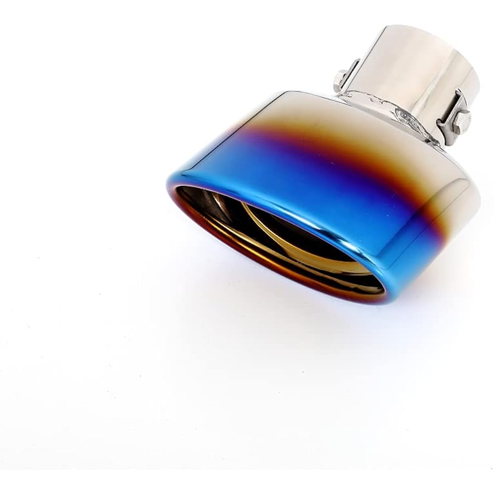 YOURS: Sienta MXP Series Compatible Titanium Style Muffler Cutter 1PCS Exclusive Design Easy Installation TOYOTA SIENTA Custom Parts Accessories Dress Up y408-030 [2] S