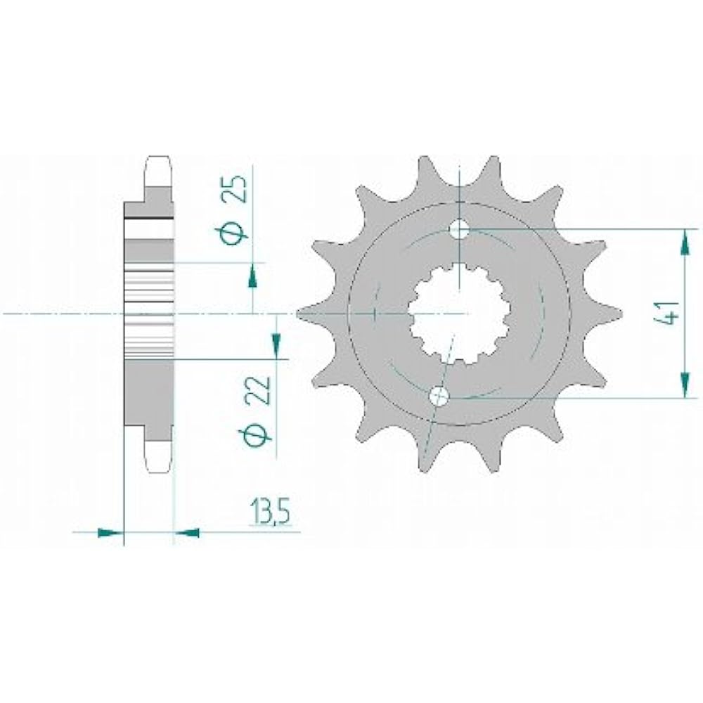 AFAM front sprocket 20507-17