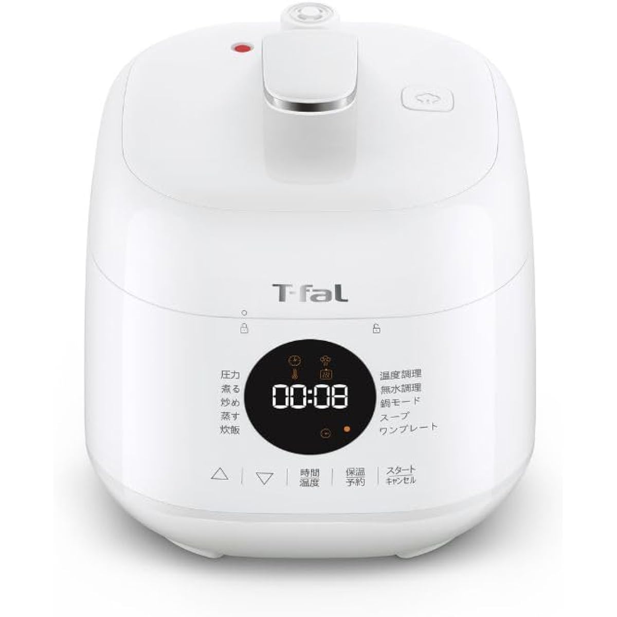 [Online only] Tefal Electric Pressure Cooker 2.3L For 1 to 2 people Automatic cooking 10 functions in 1 Pressure/Anhydrous/Simmering/Steaming/Cooking/Stir-frying Mini size "Lakura Cooker Mini" Recipe book included